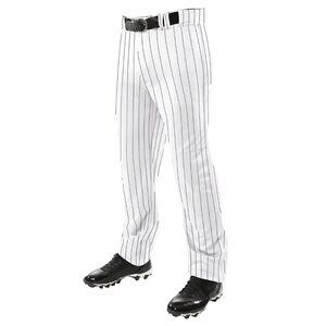Champro Sports Triple Crown Open Bottom Baseball Pants White Black